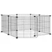 vidaXL cage pour animaux de compagnie Acier