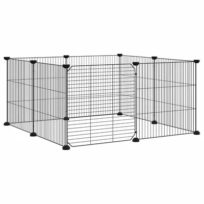 vidaXL cage pour animaux de compagnie Acier