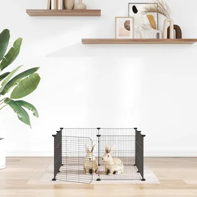 vidaXL cage pour animaux de compagnie Acier