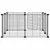 vidaXL cage pour animaux de compagnie Acier
