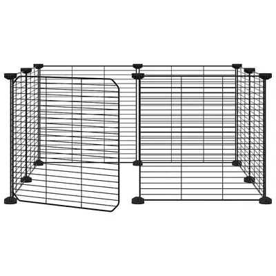 vidaXL cage pour animaux de compagnie Acier
