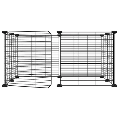 vidaXL cage pour animaux de compagnie Acier