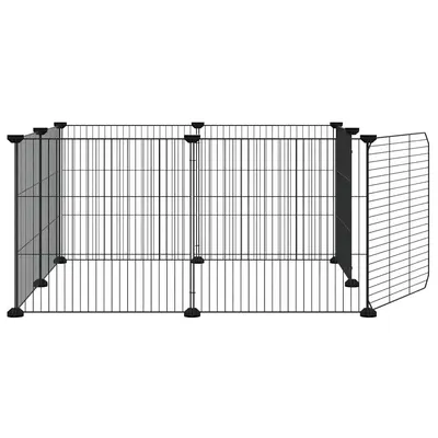 vidaXL cage pour animaux de compagnie Acier