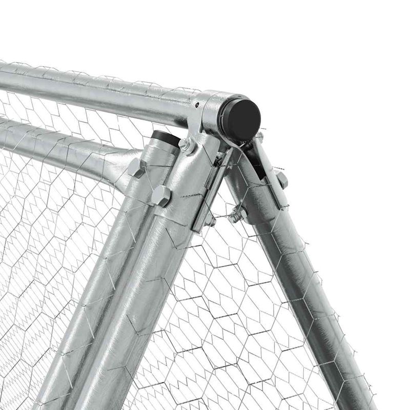 vidaXL cage à poules Acier