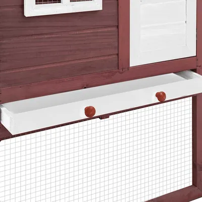 vidaXL poulailler Bois