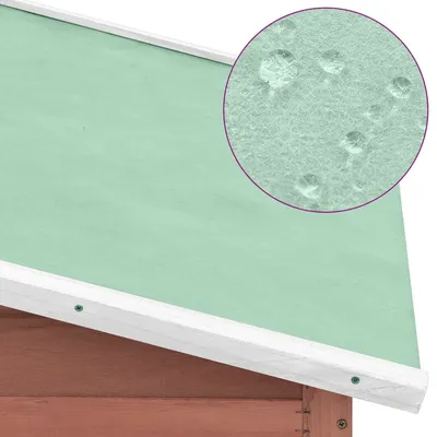 vidaXL poulailler Bois