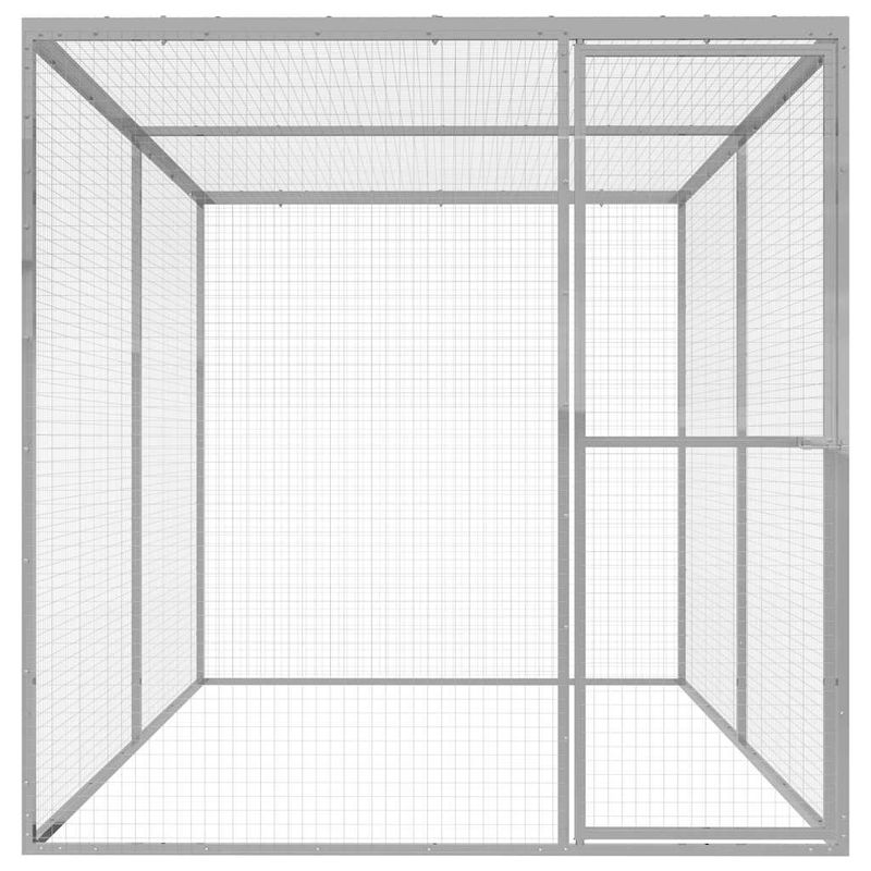 vidaXL cage pour chat Acier