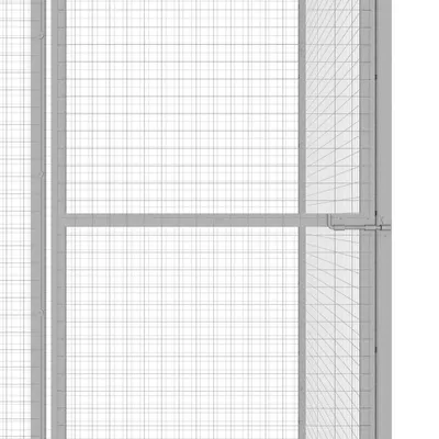 vidaXL cage pour chat Acier