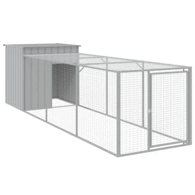 vidaXL cage à poules Acier