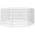 vidaXL enclos pour animaux Fer vidaXL enclos pour animaux Fer