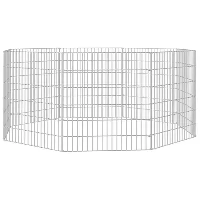vidaXL enclos pour animaux Fer