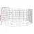 vidaXL enclos pour animaux Fer