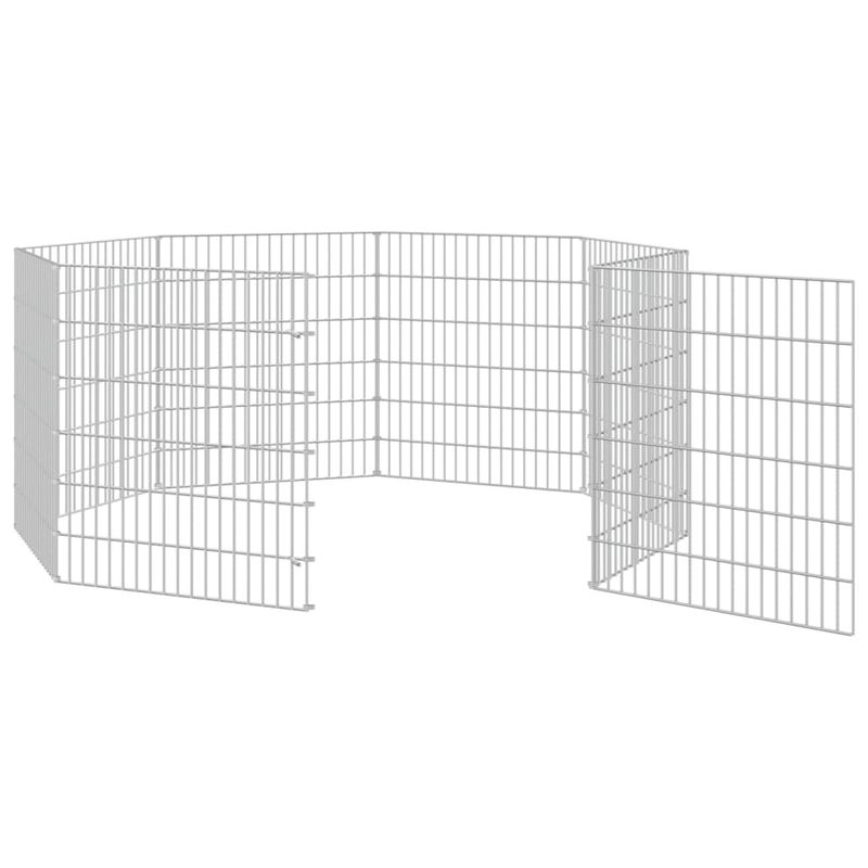 vidaXL enclos pour animaux Fer