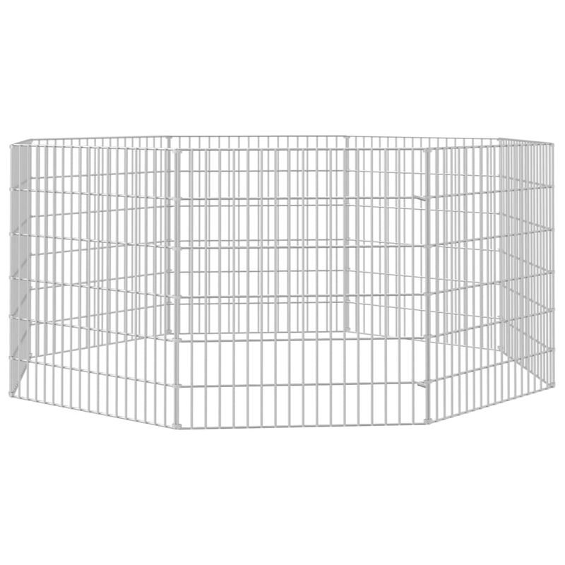 vidaXL enclos pour animaux Fer