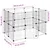 vidaXL cage pour animaux de compagnie Acier