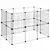 vidaXL cage pour animaux de compagnie Acier