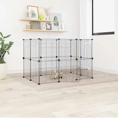 vidaXL cage pour animaux de compagnie Acier