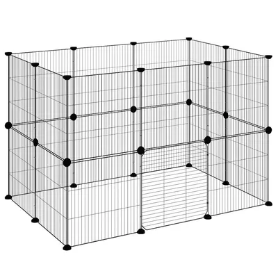 vidaXL cage pour animaux de compagnie Acier vidaXL cage pour animaux de compagnie Acier