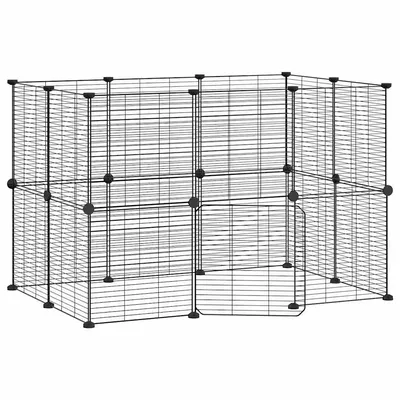 vidaXL cage pour animaux de compagnie Acier