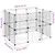 vidaXL cage pour animaux de compagnie Acier vidaXL cage pour animaux de compagnie Acier