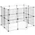 vidaXL cage pour animaux de compagnie Acier vidaXL cage pour animaux de compagnie Acier