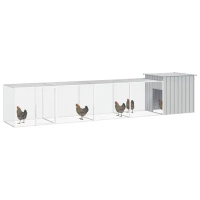 vidaXL cage à poules Acier