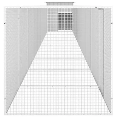 vidaXL cage à poules Acier