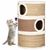 vidaXL baril de chat Jonc de mer / Algue