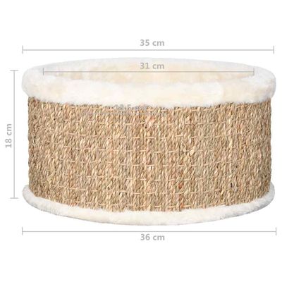 vidaXL panier de chat Seagrass