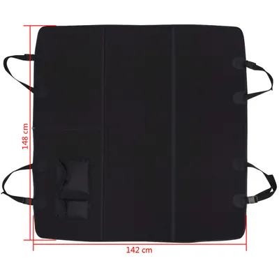 vidaXL protecteur de siège auto pour animaux Tissu