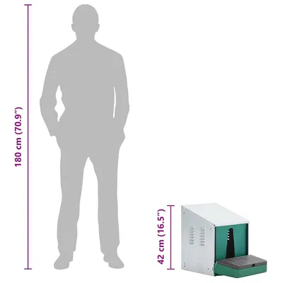 vidaXL nichoir à roulettes Métal