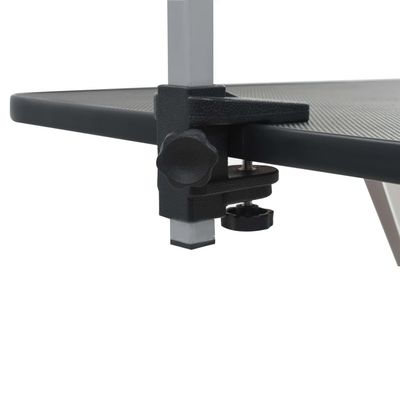 vidaXL Table de toilletage Acier inoxydable