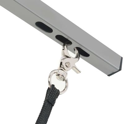 vidaXL Table de toilletage Acier inoxydable