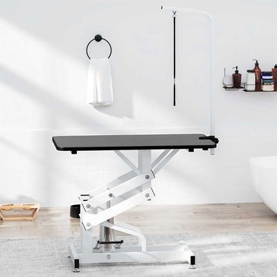 vidaXL Table de toilletage Acier inoxydable