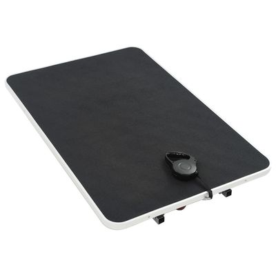 vidaXL Table de toilettage Acier inoxydable