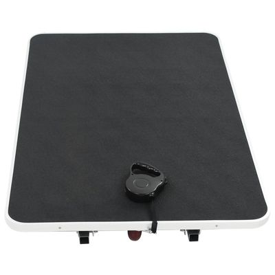 vidaXL Table de toilettage Acier inoxydable