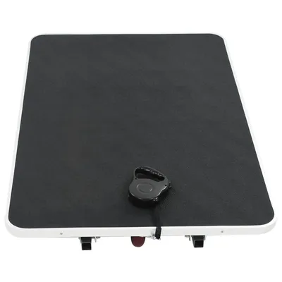 vidaXL Table de toilettage Acier inoxydable
