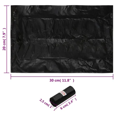 vidaXL sac à crottes de chien