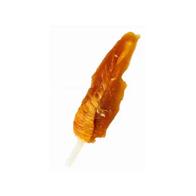 Filets de poulet sur stick torsadé 12cm - Bubimex