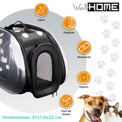 WELL HOME - Cage de transport pliable pour animaux