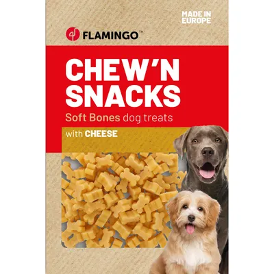Flamingo - Friandises Chew'n snack Os au fromage 150 g pour chien Flamingo - Friandises Chew'n snack Os au fromage 150 g pour chien