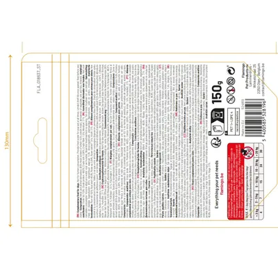 Flamingo - Friandises Chew'n snack Os a l'autruche 150 g pour chien