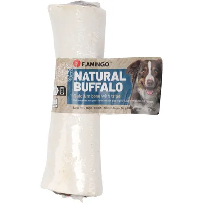 Os de buffle calcium avec tripes Friandise Nature 320 g pour chien