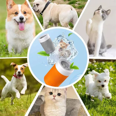 IntiMeg Coupe de lavage des pattes pour animaux de compagnie intelligent