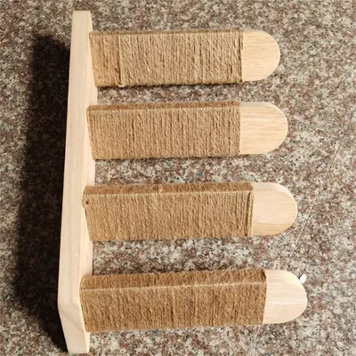 IntiMeg Arbre à chat mural en bois à 4 plateformes