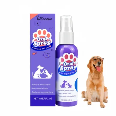IntiMeg Spray limpiador dental para gatos y perros