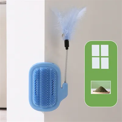 IntiMeg Producto combinado: rascador y varita para gatos
