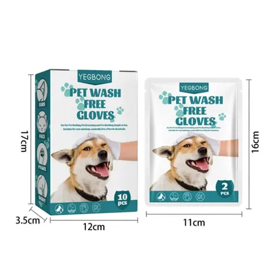 Direct Power Gants de nettoyage pour animaux de compagnie