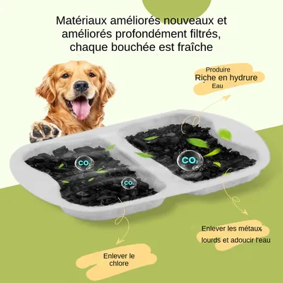 IntiMeg Filtre pour fontaine à eau pour animaux de compagnie 7L