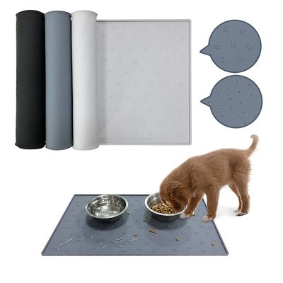 IntiMeg Tapis d'alimentation antidérapant pour chiens et chats